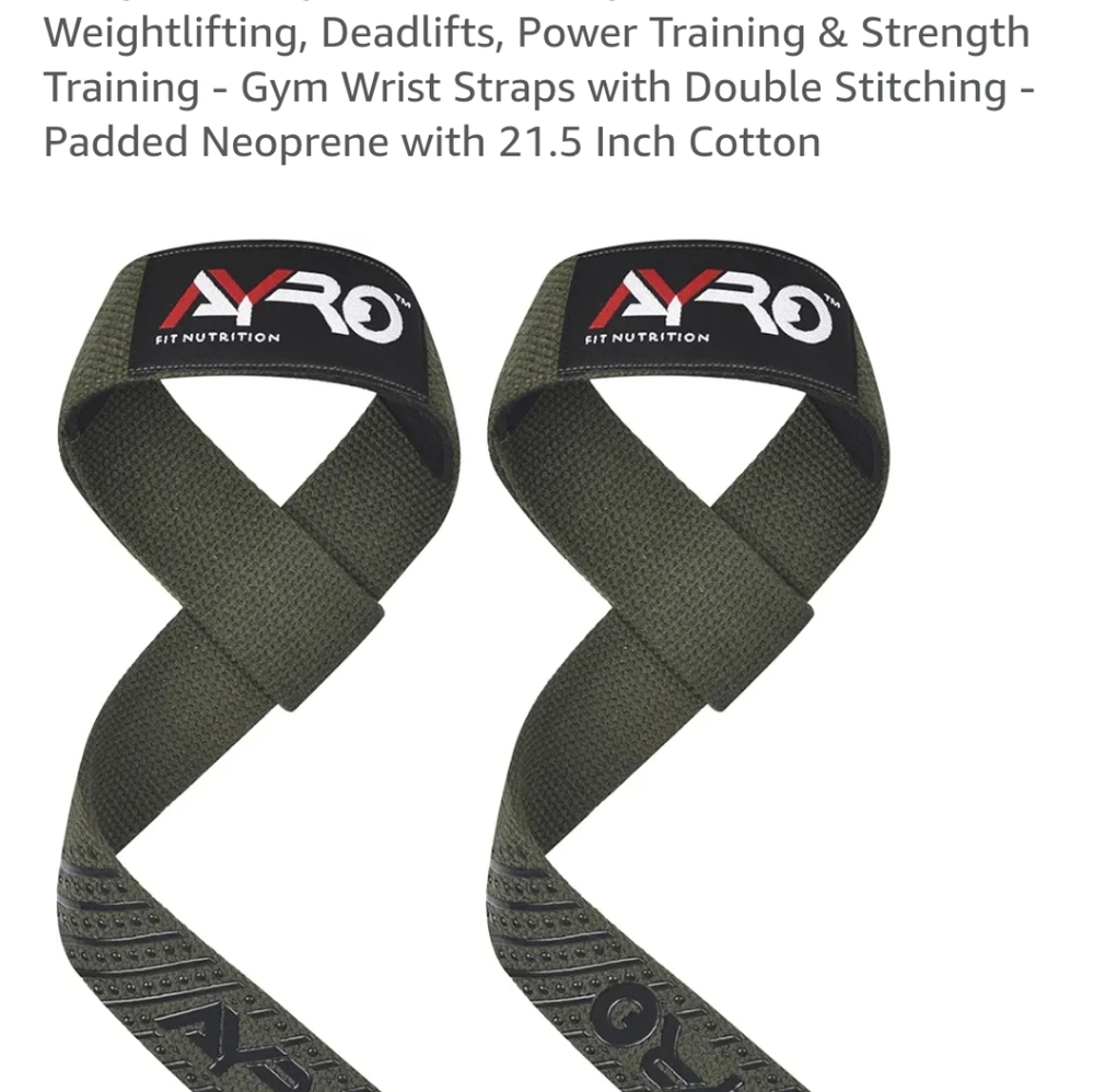 AYR Dark Green Wrist Straps
